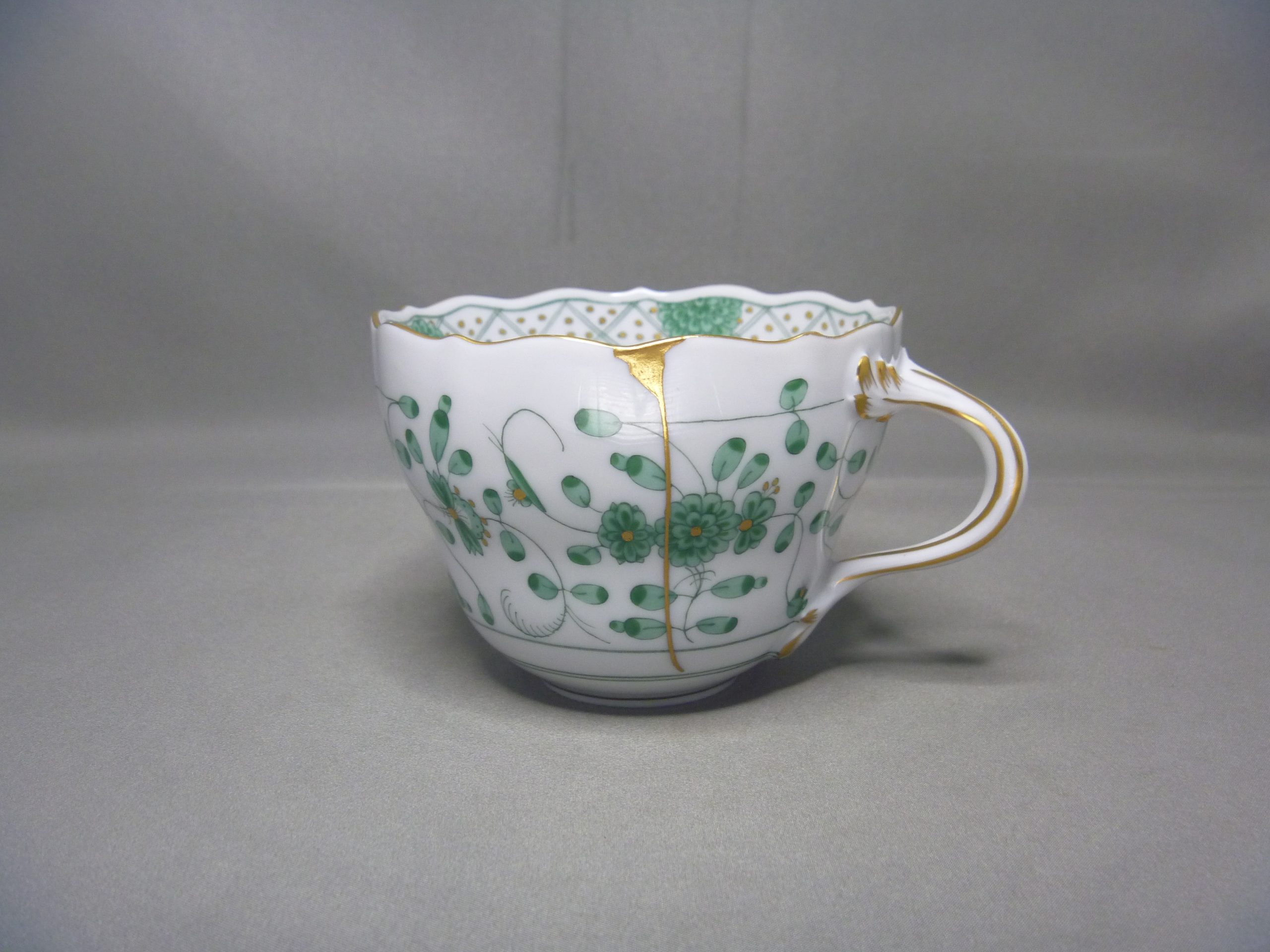 マイセン コーヒーカップ（インドの華）【金継ぎ】 | 京都 金継ぎ 白金堂
